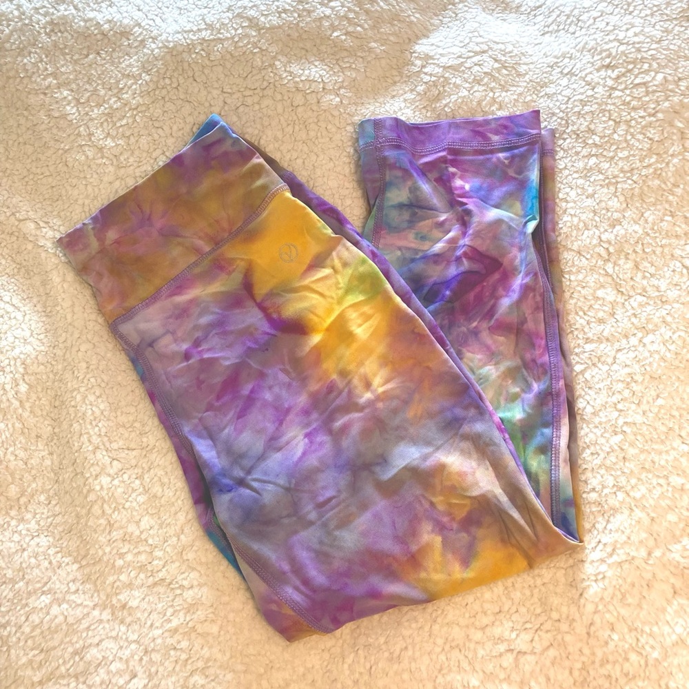Tie dye 21” cropped legging